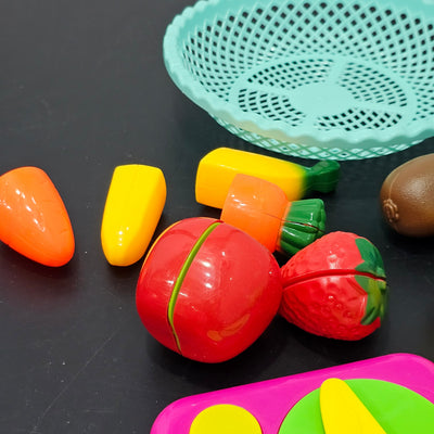 Jouet de cuisine pour enfants "Fruits à découper" – Jeu d'imitation amusant avec des outils sûrs | Bacha Toys