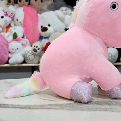 Unicorn Soft Toy – Pink Colour 25cm | Bacha Toys