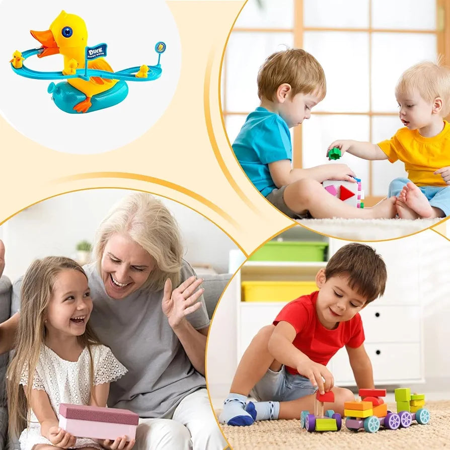 Duck Electric Track Slide Toy – Educational Fun Track Game for Kids | Bacha Toys