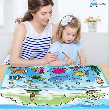 Kids’ Painting Mat with Colors – Easy Washable & Reusable | Bacha Toys