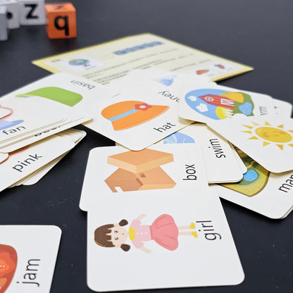 Word Spelling Game with English Cards – Educational Word Builder | Bacha Toys