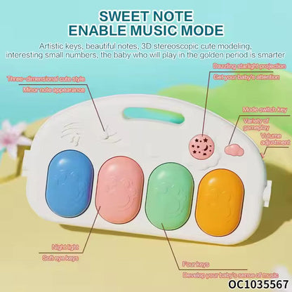 2 in 1 Walker Pedal Piano – Best for 0m+ Early Learning | Bacha Toys