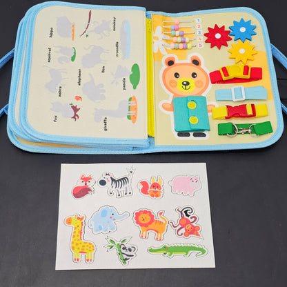 Busy Bag Book for Kids – Interactive Activity Learning Toy | Bacha Toys