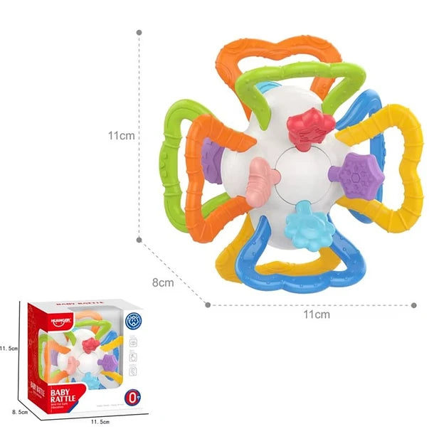 Baby Rattle Toy – Early Education for Visual, Touch & Auditory Development | Bacha Toys