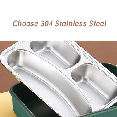 Stainless Steel Lunch Box Set – 800 ml + 150 ml | Bacha Toys