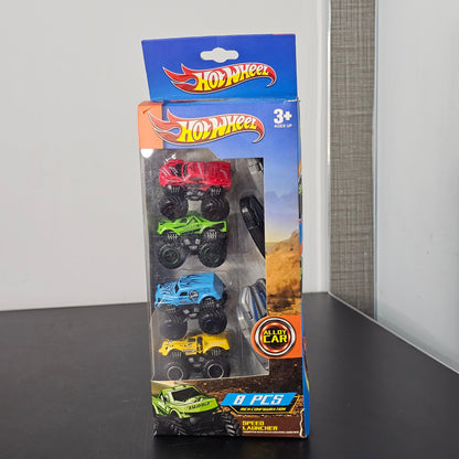Hot Wheels Monster Trucks Mini Mystery with Key Launcher | Bacha Toys