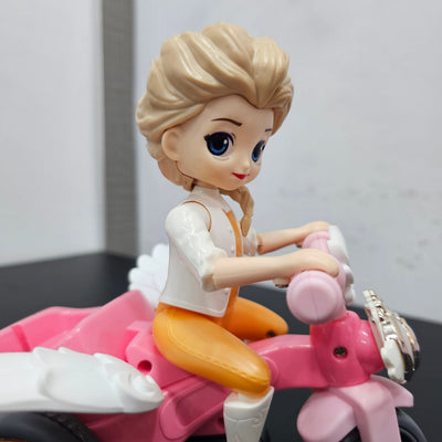 Fille Vélo Poupée avec Musique & Lumières | Bacha Toys