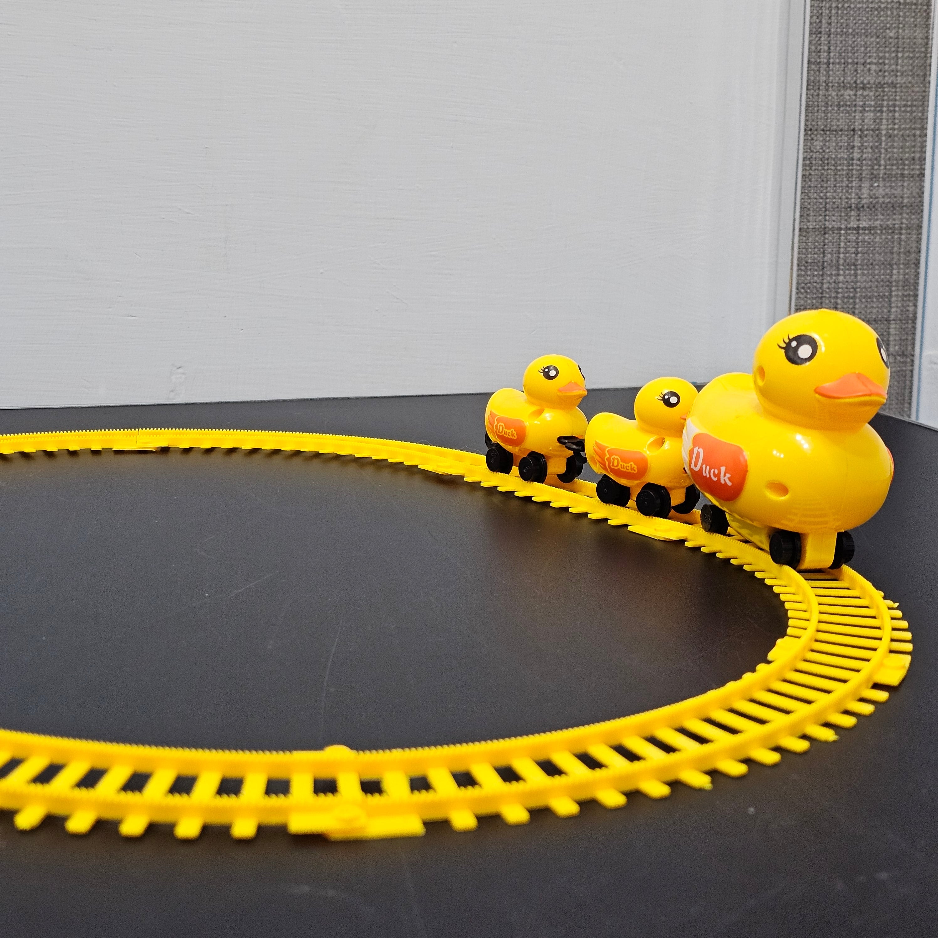 Yellow Duck Electric Rail Toy – Fun Moving Track Toy for Kids | Bacha Toys