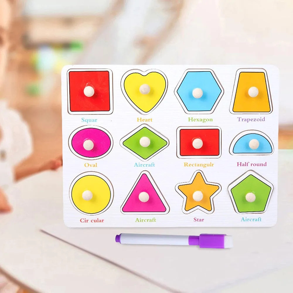 Wooden Nib with Writing Board – Reusable Educational Writing Toy | Bacha Toys