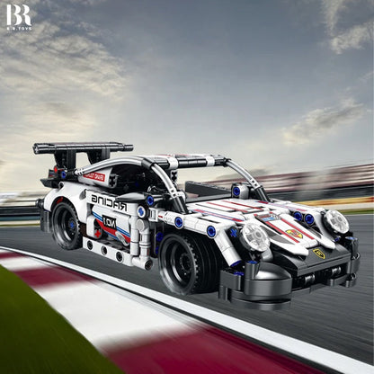 Remote Control Sports Car Building Block Set – 2.4 GHz, 386 Pieces | Bacha Toys