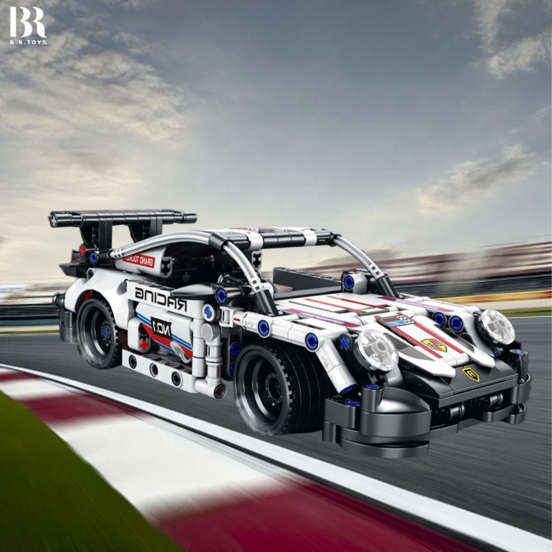 Remote Control Sports Car Building Block Set – 2.4 GHz, 386 Pieces | Bacha Toys