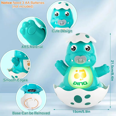 Tacobear Jouet musical lumineux dinosaure – Amusement, lumières et musique pour les enfants | Bacha Toys