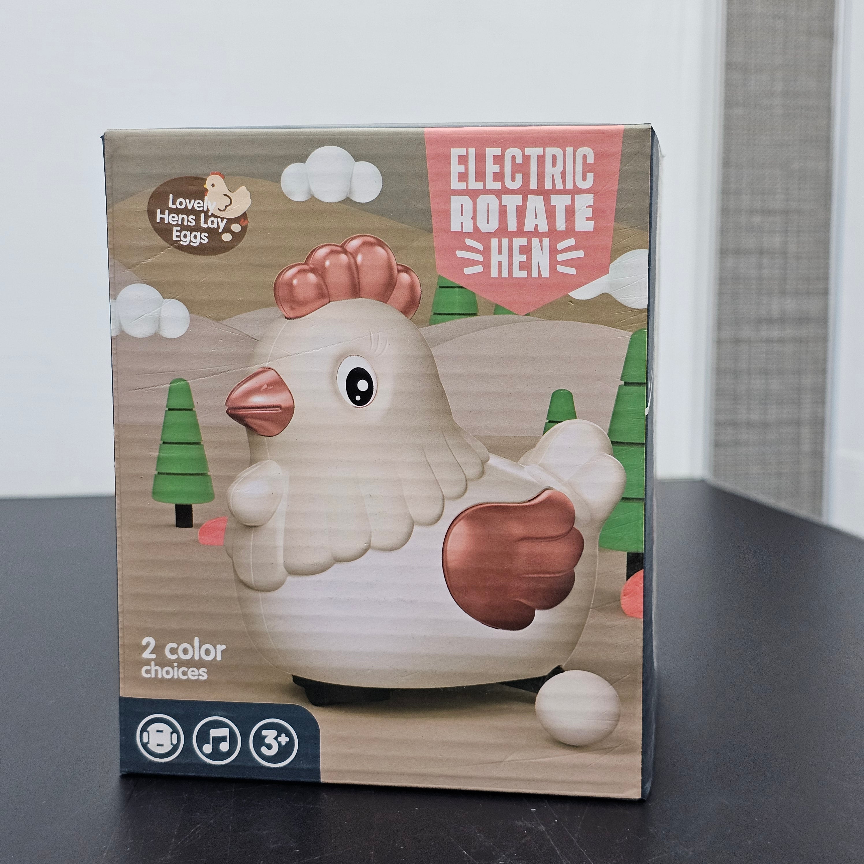 Musical Hen Toy with 3 Eggs – Lights, Sound & Egg-Laying Fun | Bacha Toys