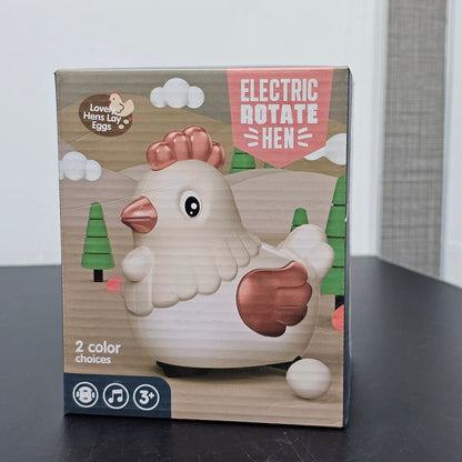 Musical Hen Toy with 3 Eggs – Lights, Sound & Egg-Laying Fun | Bacha Toys