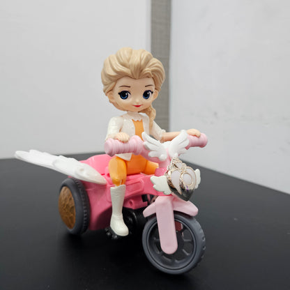 Girl Bicycle Doll with Music & Lighting | Bacha Toys