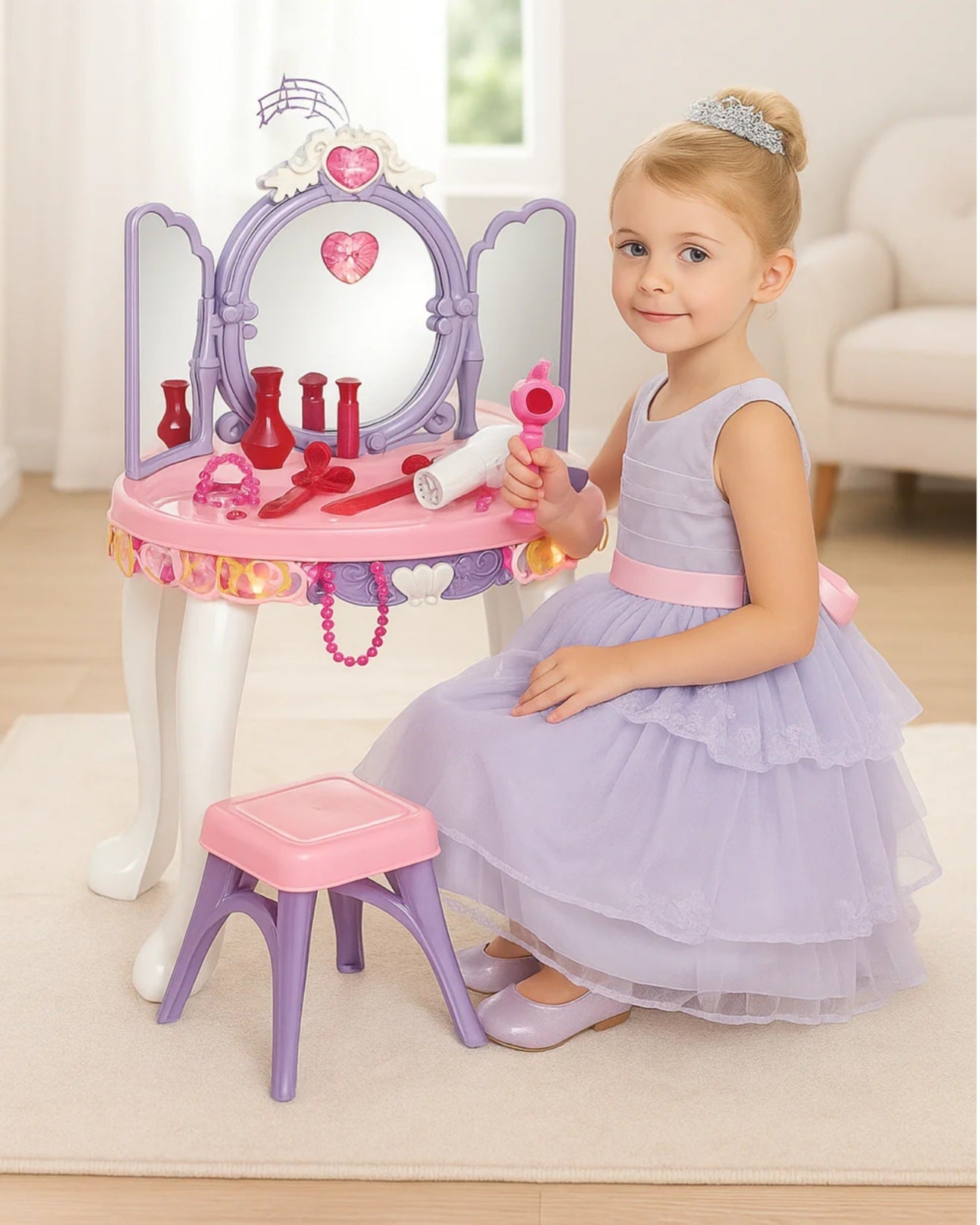 Magical Princess Dresser with Secret Control Door – Unlock the Royal Surprise! - Bacha Toys