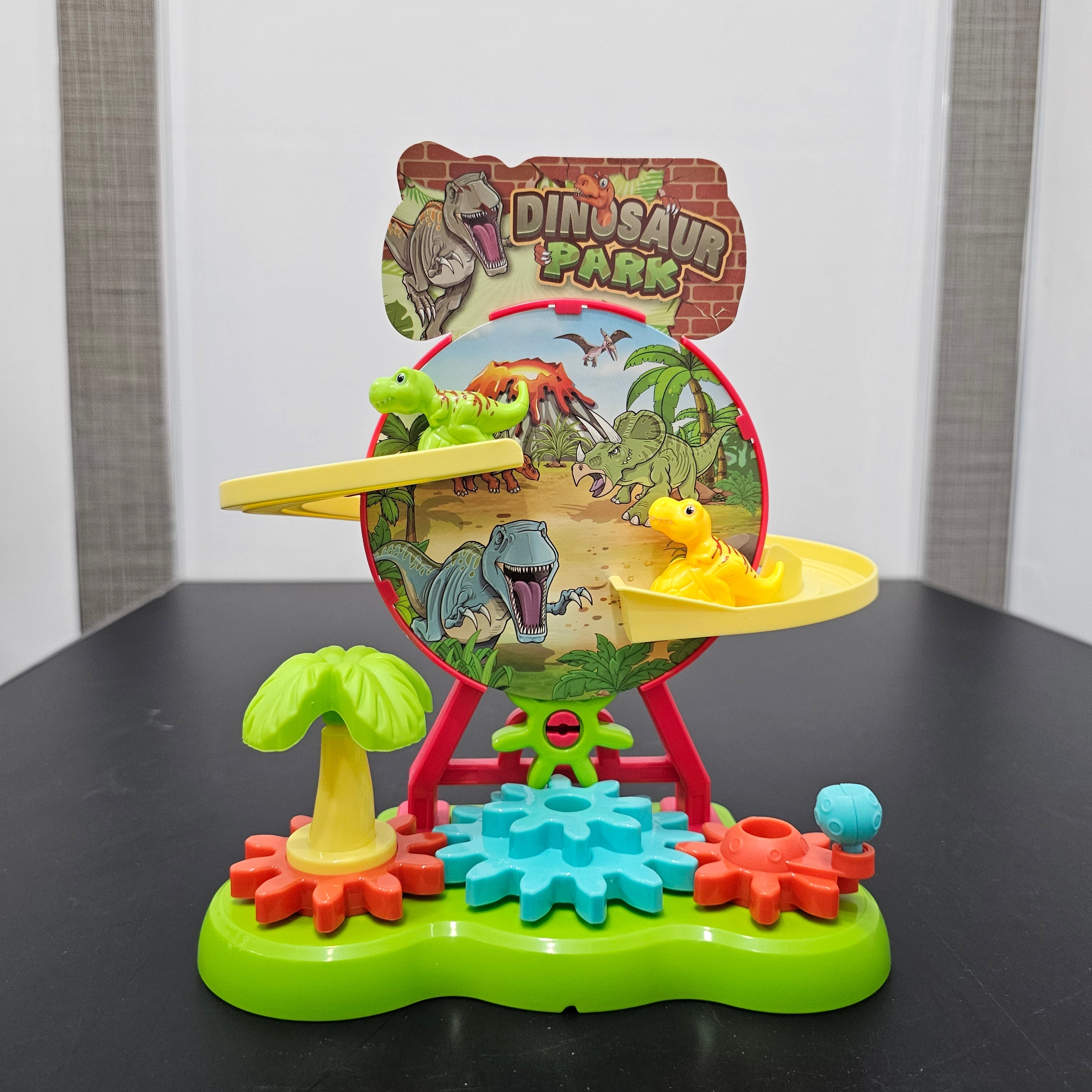 Dinosaur Park Slide Track Activity Toy | Fun Adventure Playset for Kids - Bacha Toys