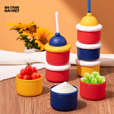 Envase de leche y caja de almacenamiento de alimentos para niños – Almacenamiento seguro y fresco | Bacha Toys