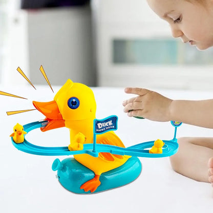 Duck Electric Track Slide Toy – Educational Fun Track Game for Kids | Bacha Toys