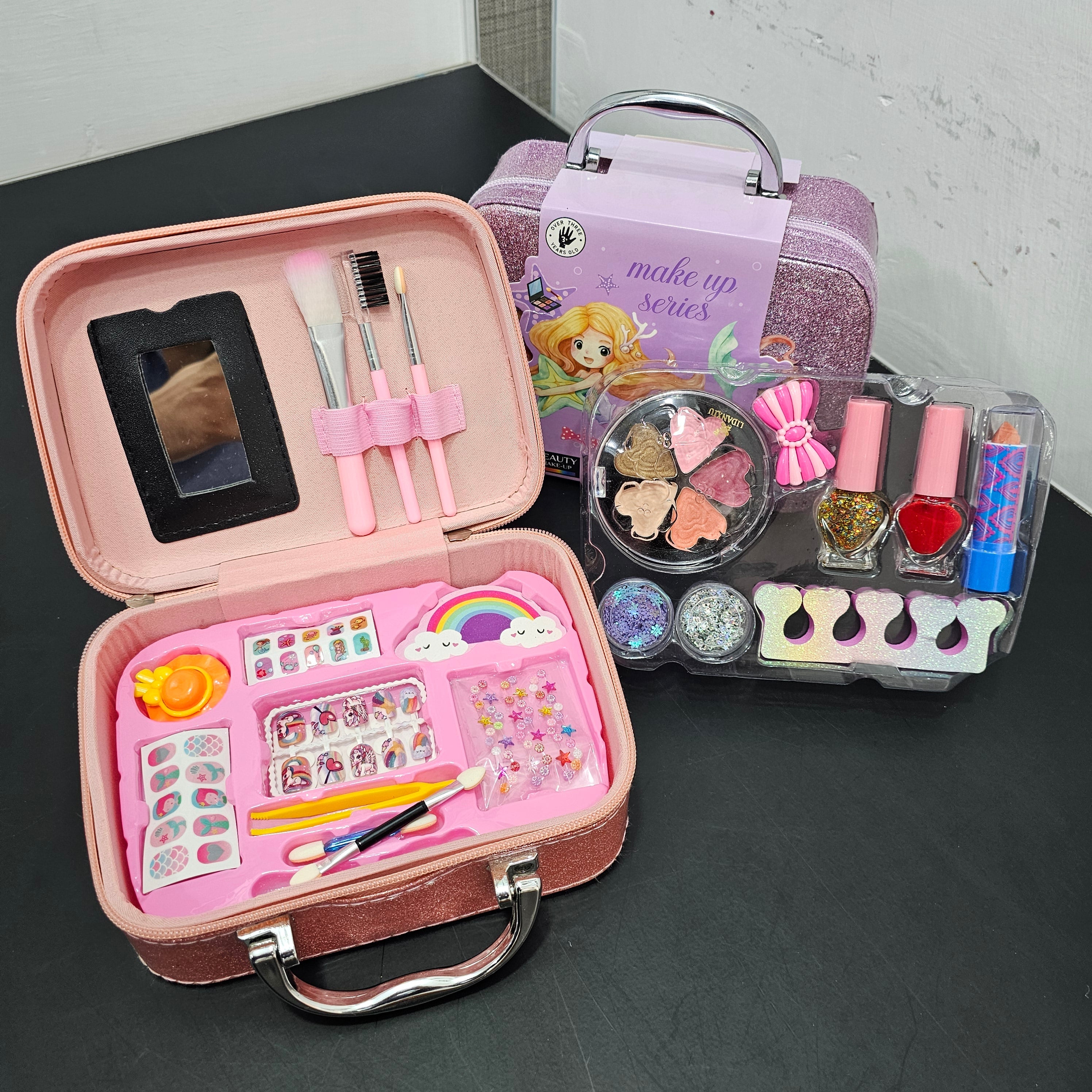 2-in-1 Makeup & Jewellery Set – Sparkle & Style in One! | Bacha Toys