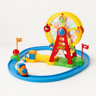 Fun Train Paradise – Série de jouets lumineux clignotants - Bacha Toys