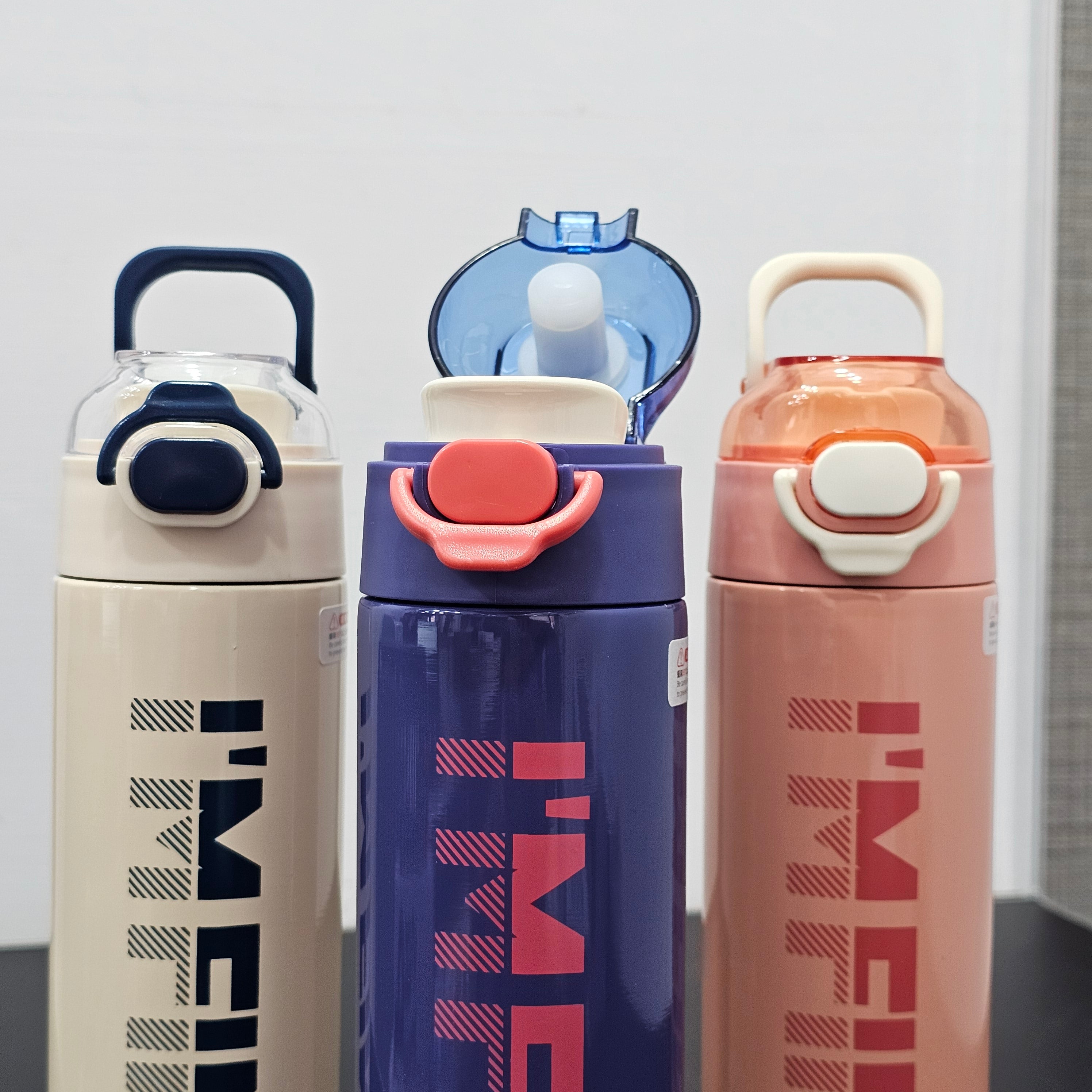 DIYI "I Am Fine" Stainless Steel Water Bottle – 500ml | Stylish & Durable | Bacha Toys