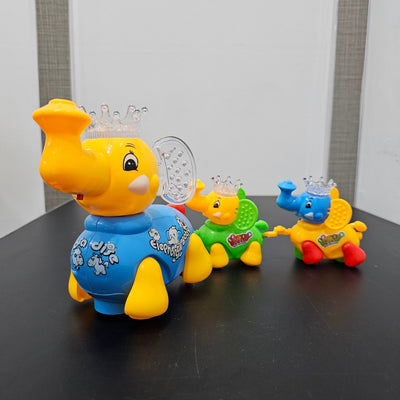 Ensemble de jouets Famille Éléphant | Amusant, musical et lumineux pour les enfants - Bacha Toys