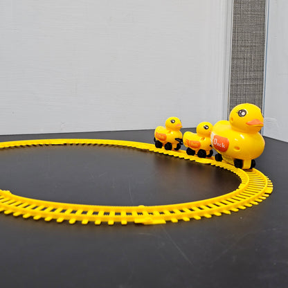 Yellow Duck Electric Rail Toy – Fun Moving Track Toy for Kids | Bacha Toys