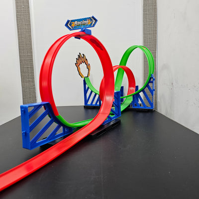 Coche de Carreras Hot Wheels – Juego Familiar con Pista de Velocidad 360° | Bacha Toys
