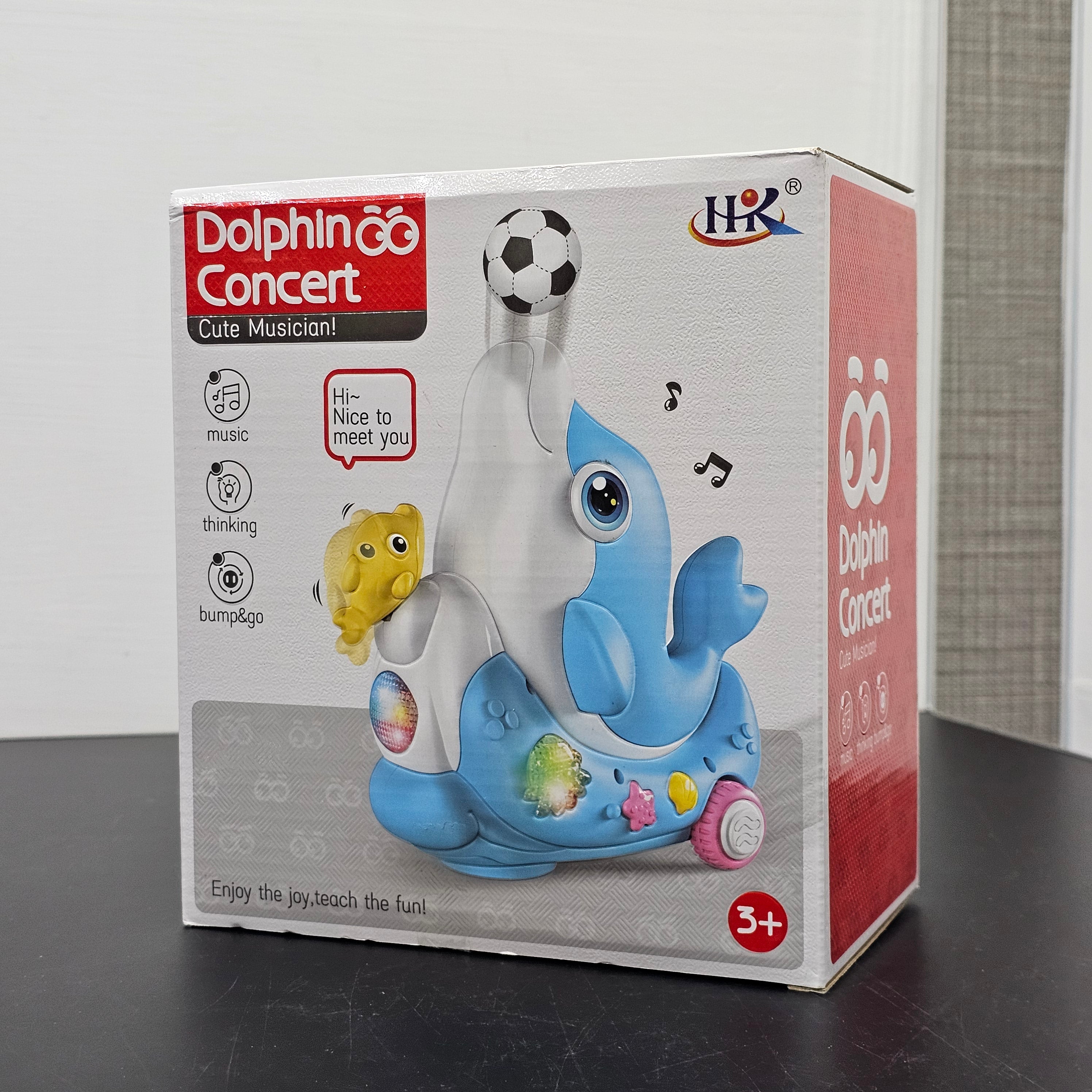 Dolphin Concert Music Toy – Lights, Sounds & Learning Fun | Bacha Toys