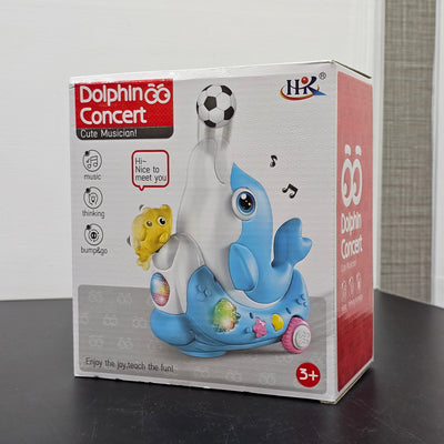 Juguete musical con delfín de concierto – Luces, sonidos y diversión de aprendizaje | Bacha Toys