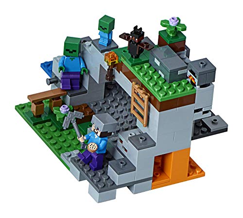 My World Zombie Cave Building Set – 253+ Pcs Brick Activity Toy (Ages 6+) | Bacha Toys