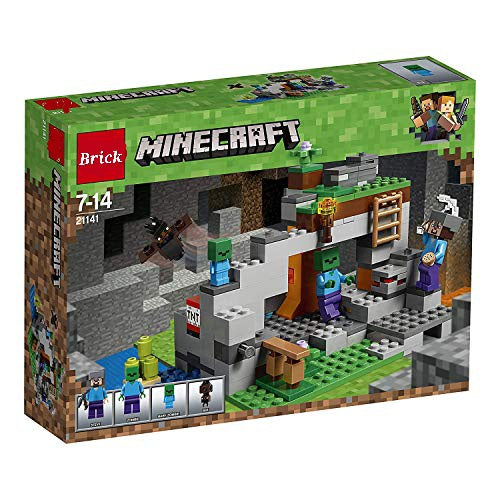 My World Zombie Cave Building Set – 253+ Pcs Brick Activity Toy (Ages 6+) | Bacha Toys