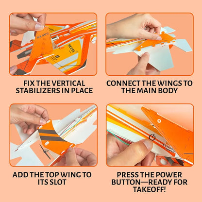 Military Aircraft Space Shuttle – With Flight Propellers & USB Charging | Bacha Toys