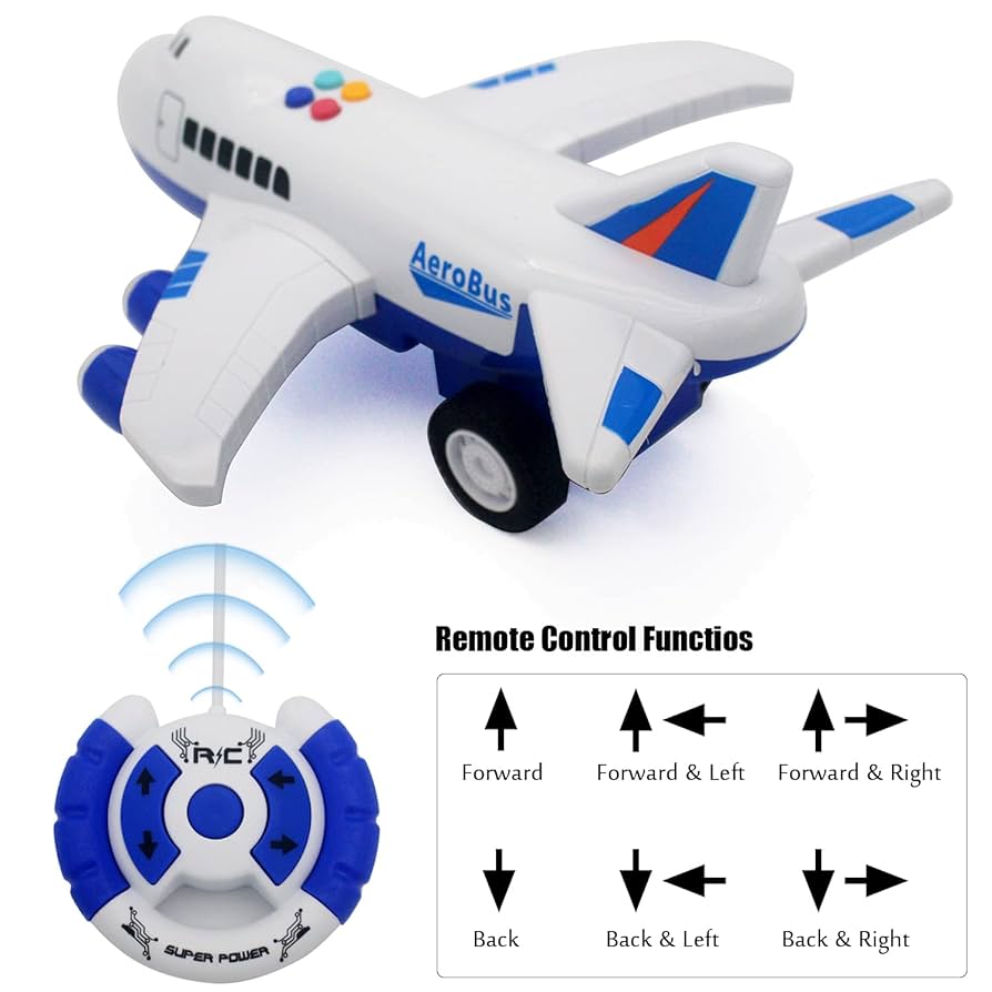 Remote Control Aero Bus Airplane – Drive, Play & Explore | Bacha Toys