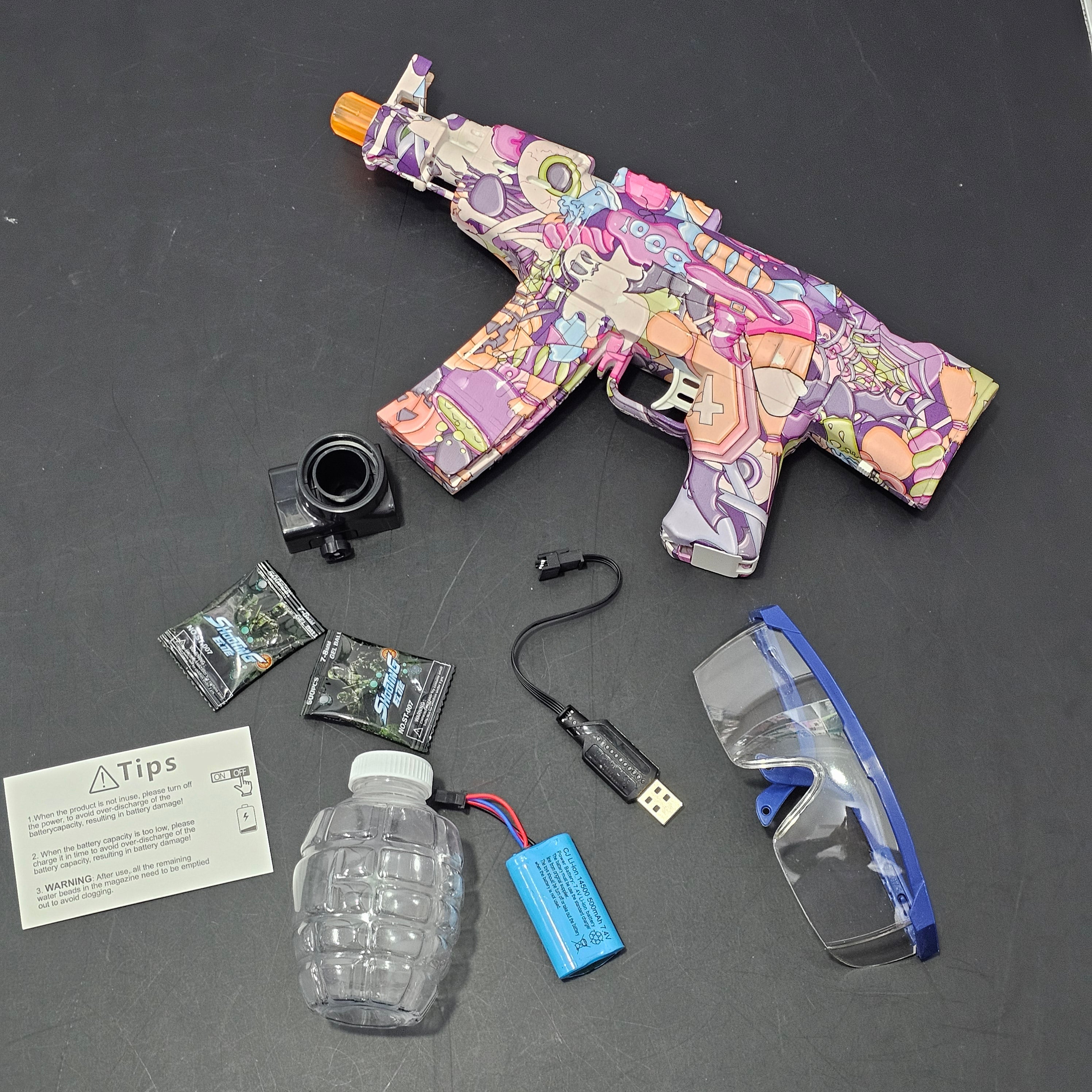 AK-47 Shooter Elite High-Speed Electric Water Bomb Gun – Interactive Shooting Toy for Kids 8+ | Bacha Toys