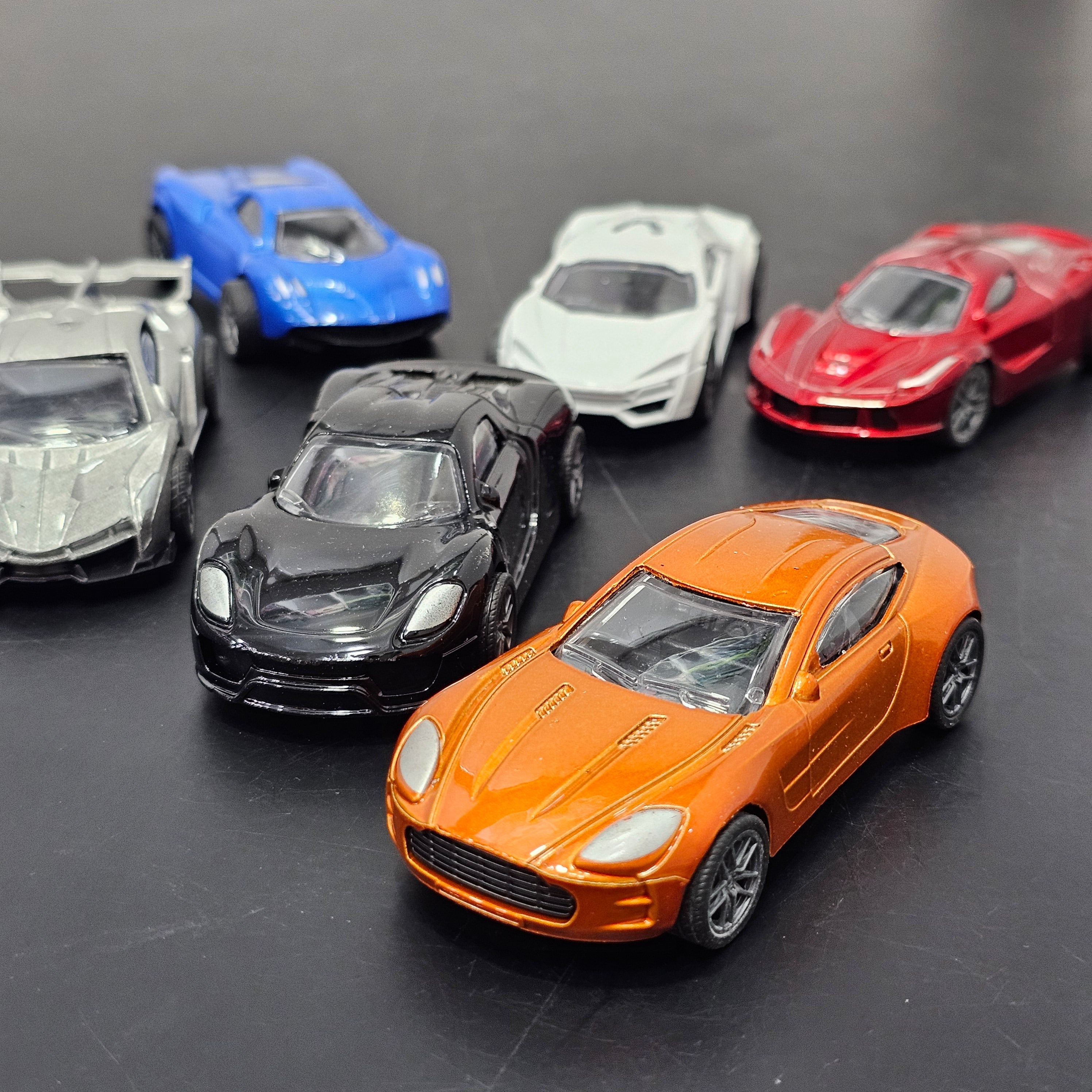 Die-Cast Model Car Set – Pack of 6 Mini Metal Cars for Kids | Bacha Toys