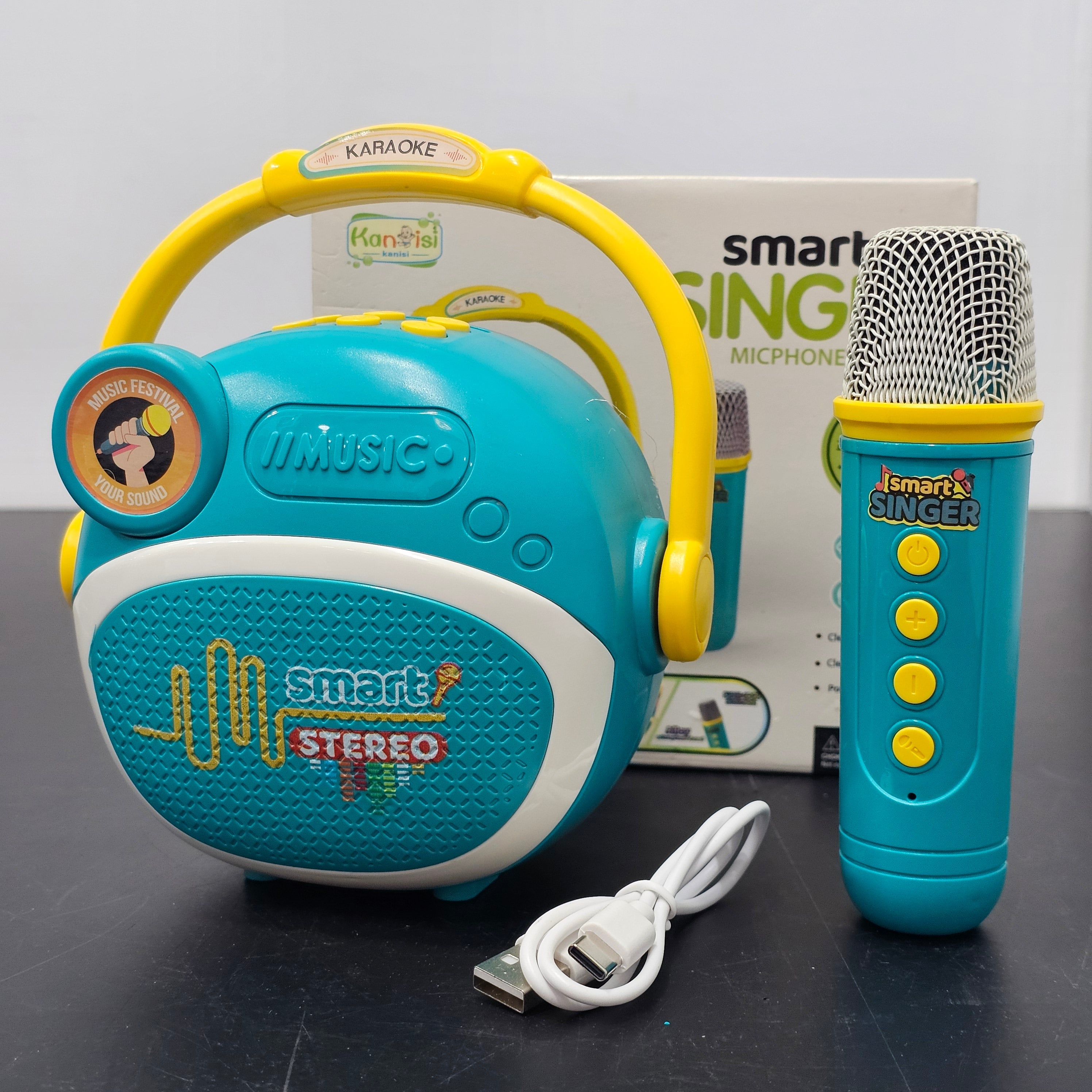 Smart Singer Microphone – Bluetooth Karaoke Mic with Clear Sound & Portability | Bacha Toys