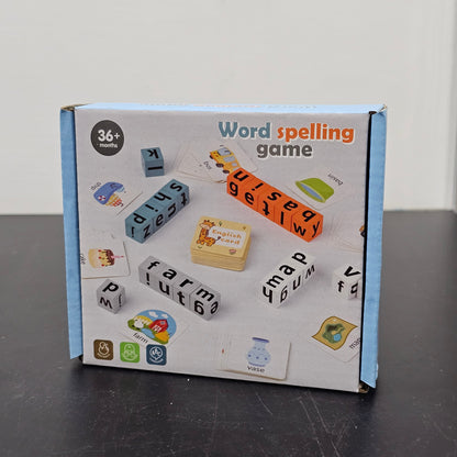 Word Spelling Game with English Cards – Educational Word Builder | Bacha Toys