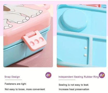 Super Elephant Stainless Steel Lunch Box – Double-Decker Delight | Bacha Toys