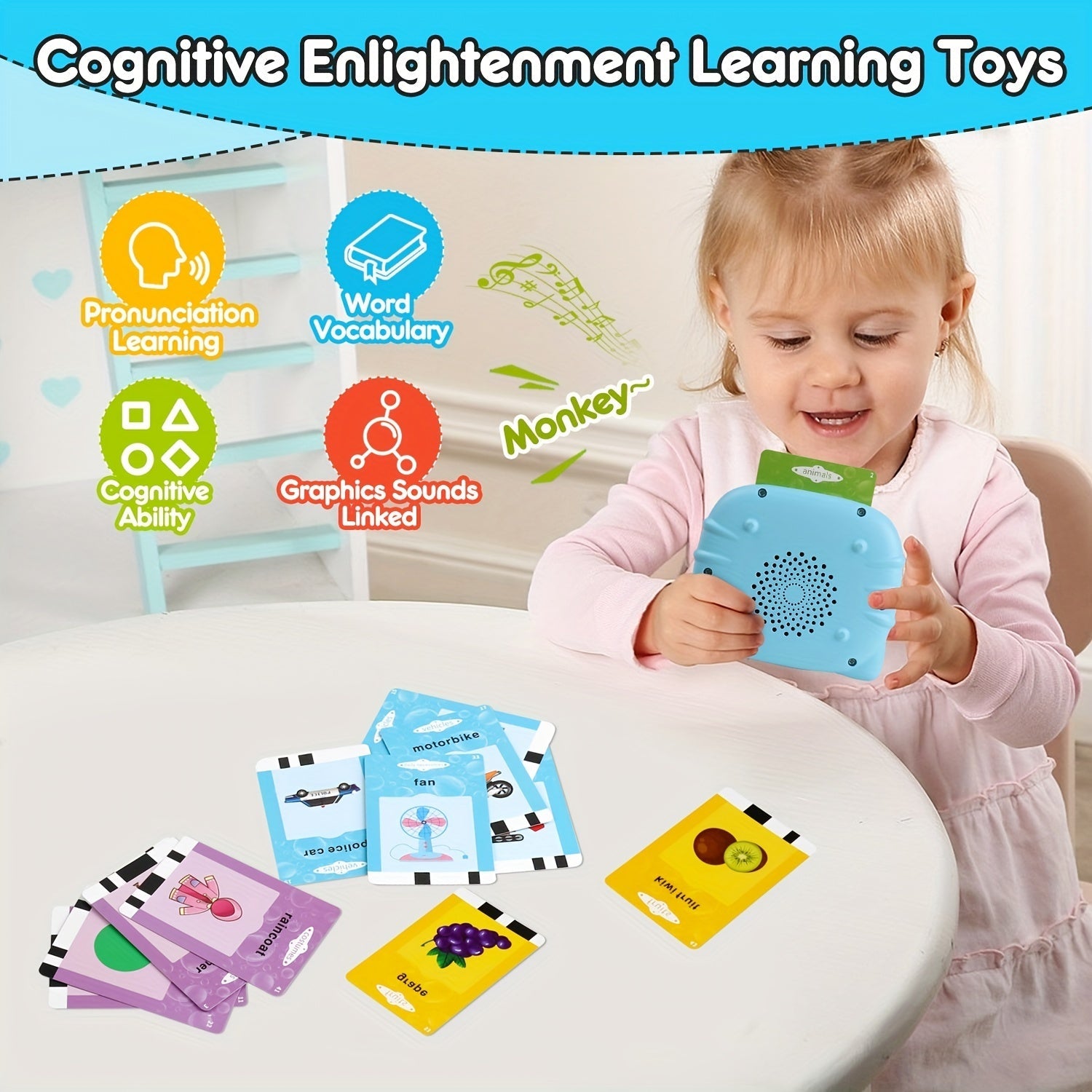 Card Reader Learning Machine - Bacha Toys