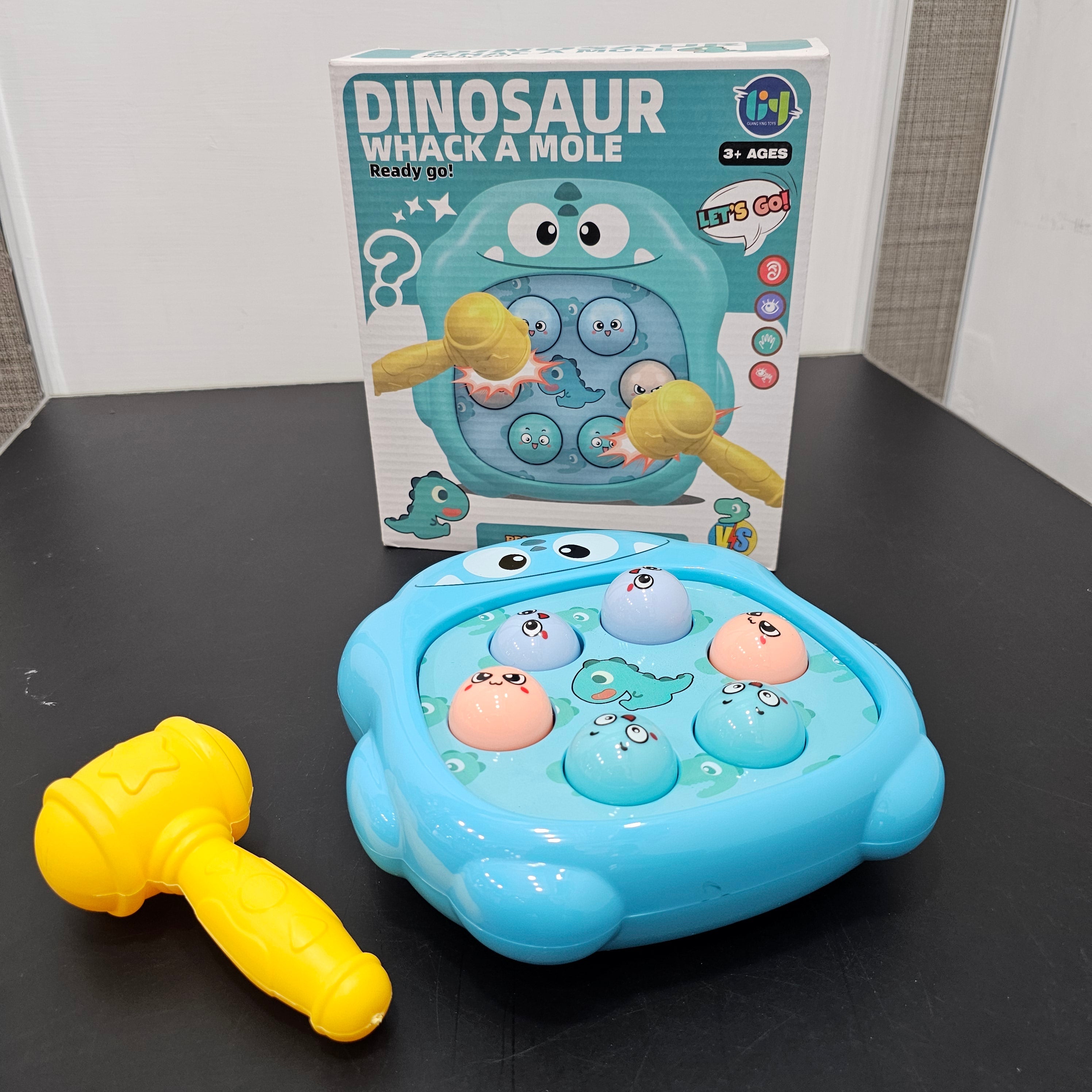 Dinosaur Whack-a-Mole Game – "Ready, Go! Let’s Play!" Fun Reaction Toy for Kids | Bacha Toys