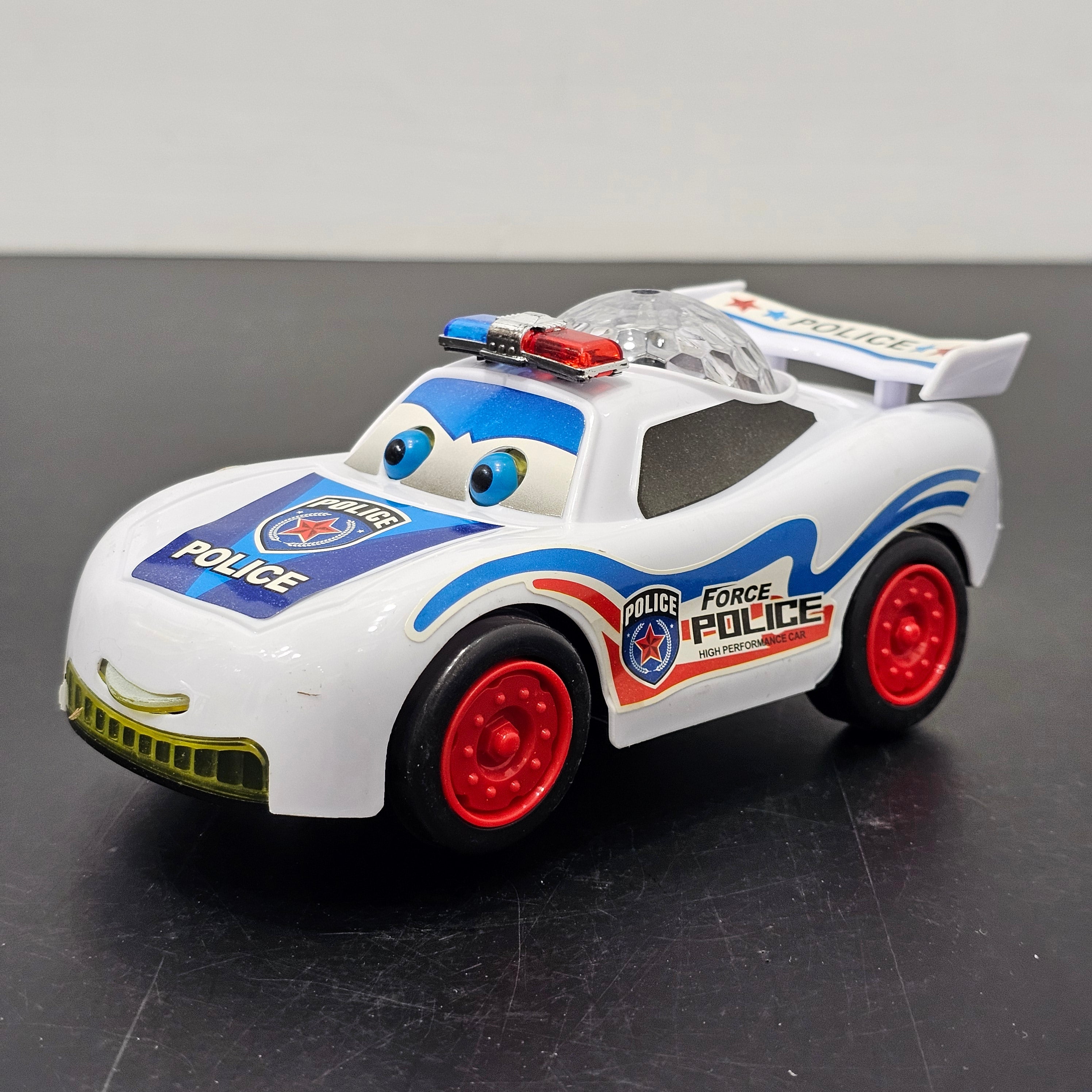 Musical Police Car Toy with Lights & Siren Sounds | Bacha Toys