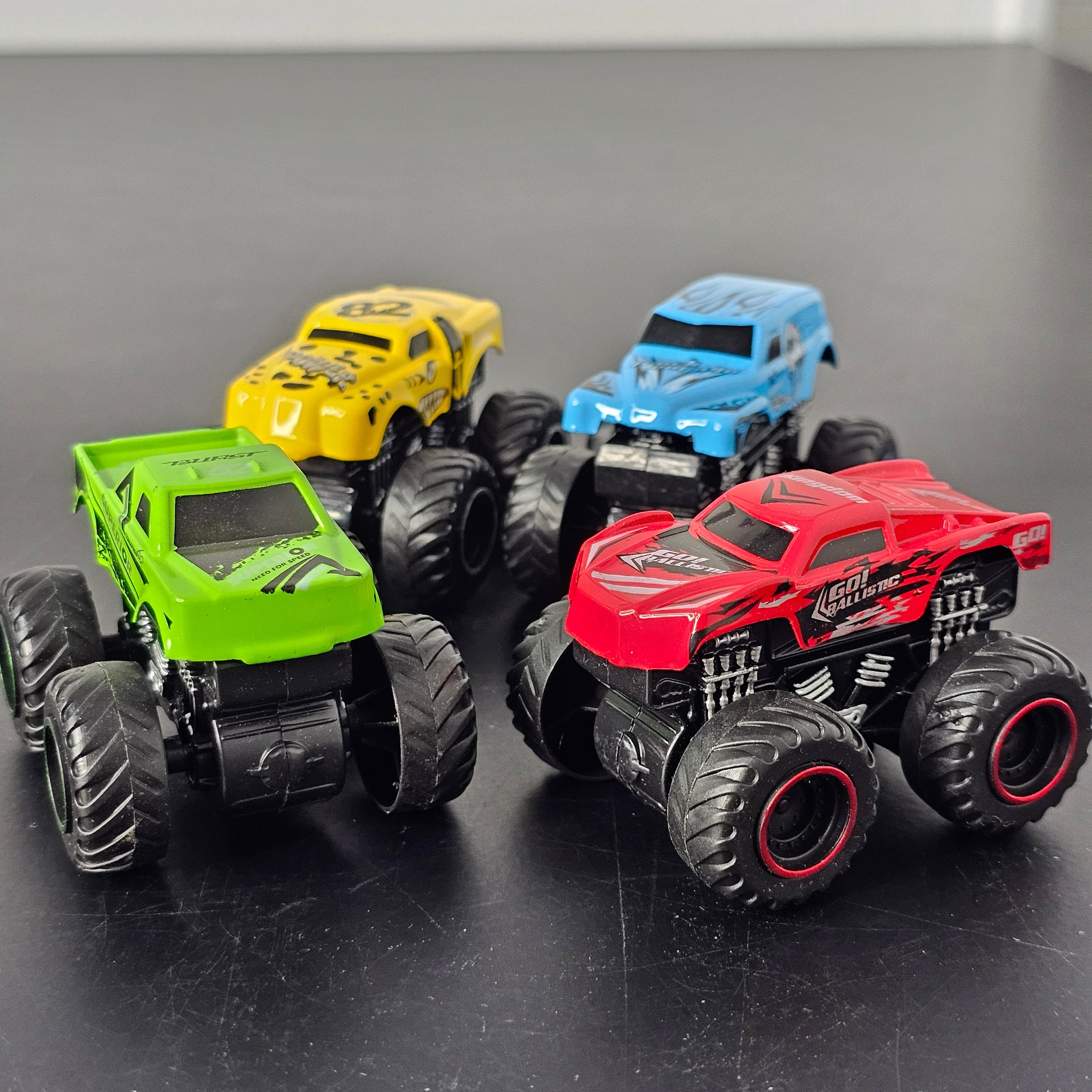 Hot Wheels Monster Trucks Mini Mystery with Key Launcher | Bacha Toys