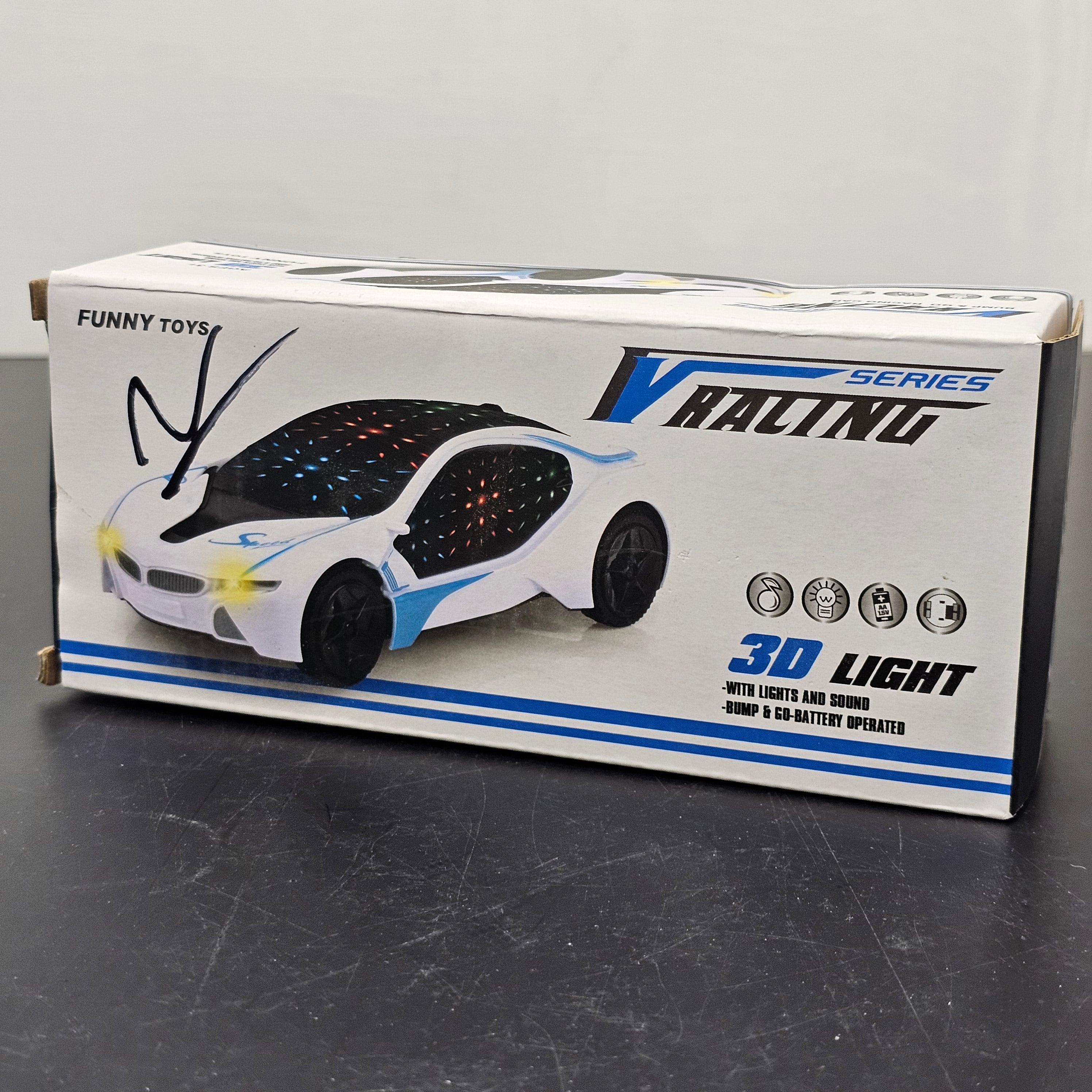 Racing Series Car – 3D Light, Sound & Bump and Go Action | Bacha Toys