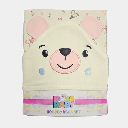 Bear Hooded Baby Blanket – Soft & Cozy Newborn Blanket | Bacha Toys