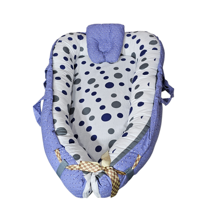 Baby Bedset with Rattles & Head Cushion – Cotton Fabric | Comfortable & Safe | Bacha Toys