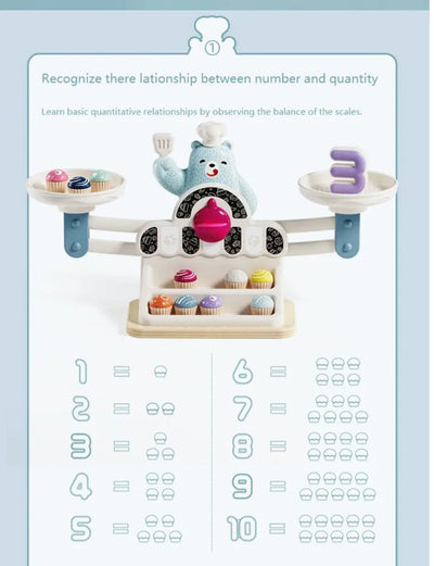 Juego de matemáticas de equilibrio