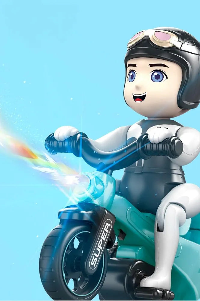 360° Rotating Bicycle Toy | Music & Lights Fun for Kids - Bacha Toys