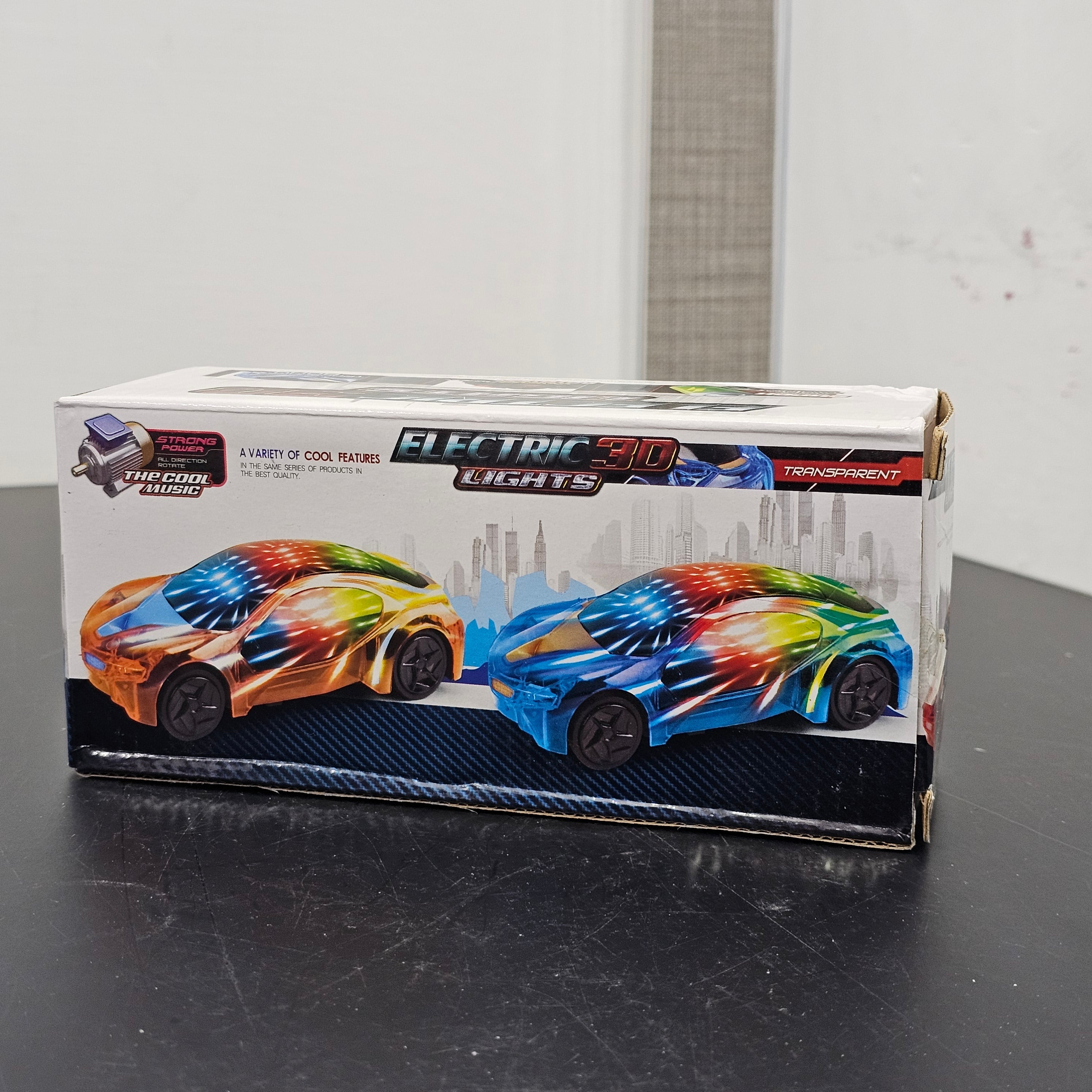 3D Musical Car Toy with Lights & Bump-and-Go Action | Bacha Toys